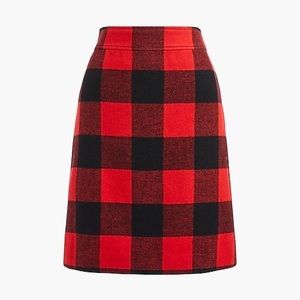 J. CREW // Wool-Blend A-Line in Brazen Buffalo